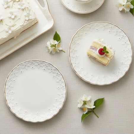 VILLA ITALIA Talerzyk deserowy porcelanowy 21 cm FIORELLA