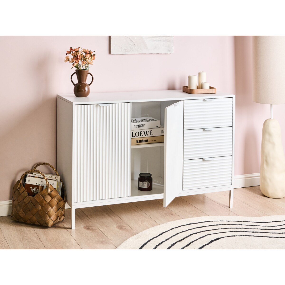 Szafka 2-drzwiowa ADELAIDE Biały