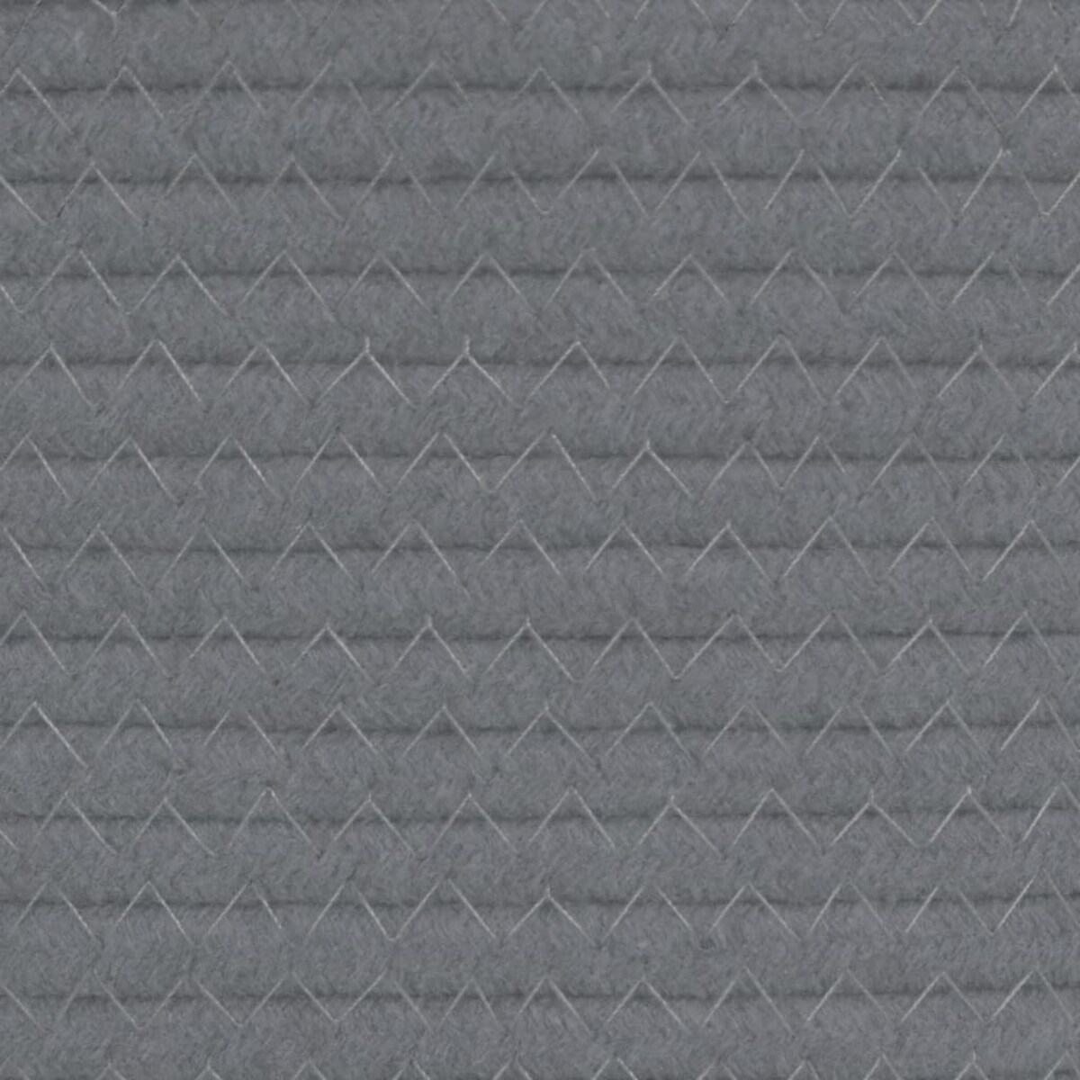 vidaXL Kosze do przechowywania, 2 szt, szaro-białe, Ø28x28 cm, bawełna