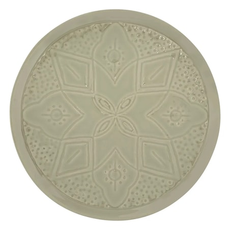 Komplet 6 talerzy obiadowych Sienna zielony 27 cm