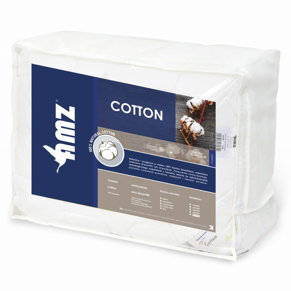 Kołdra Cotton Całoroczna, 135/140 x 200 cm, AMZ
