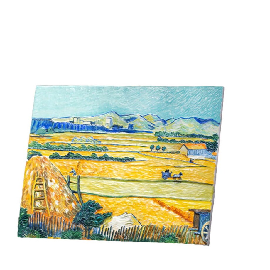 Malowanie 3D - Płaskorzeźba Złociste zboże