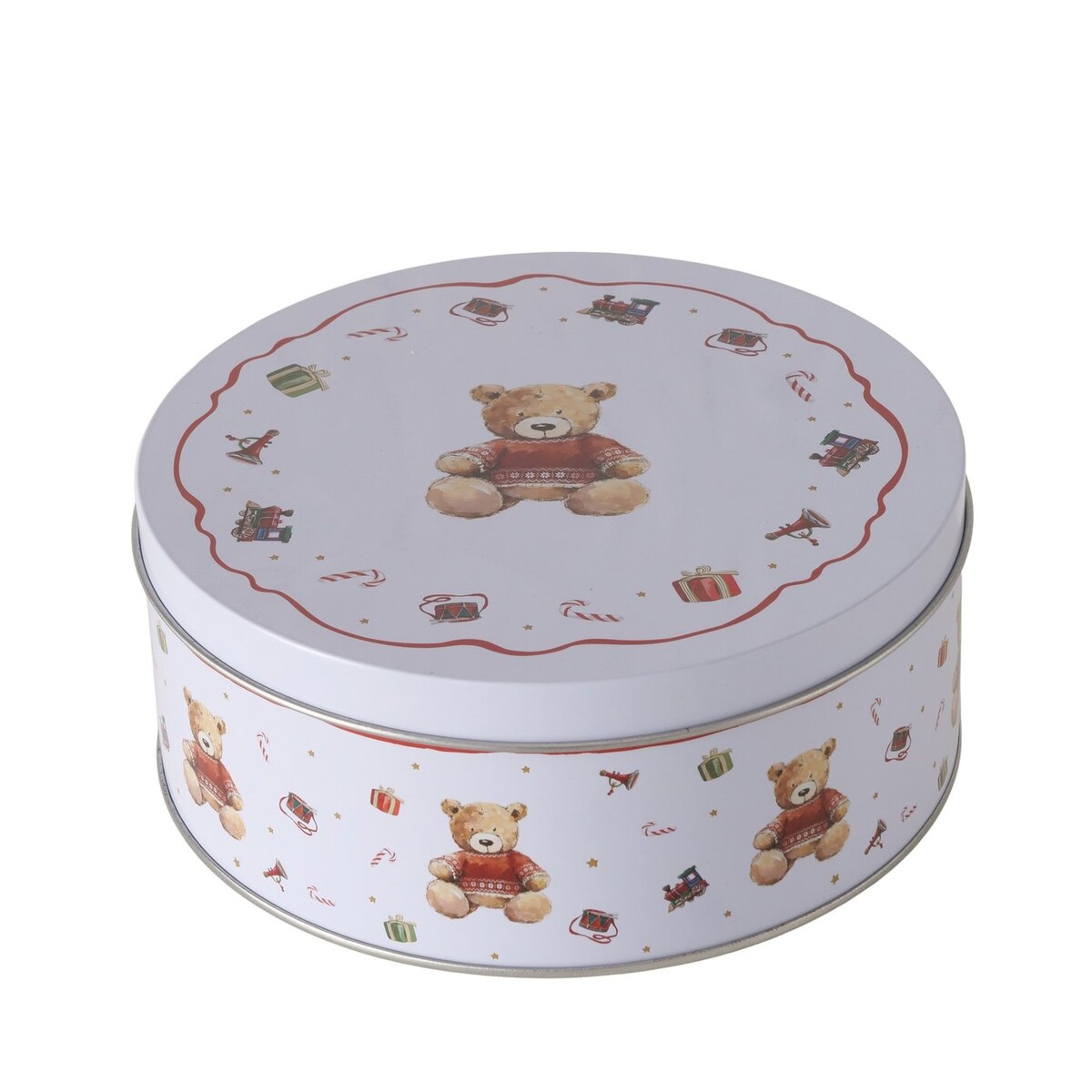 Puszka na ciastka BAILEY, ręcznie malowana, 2 szt