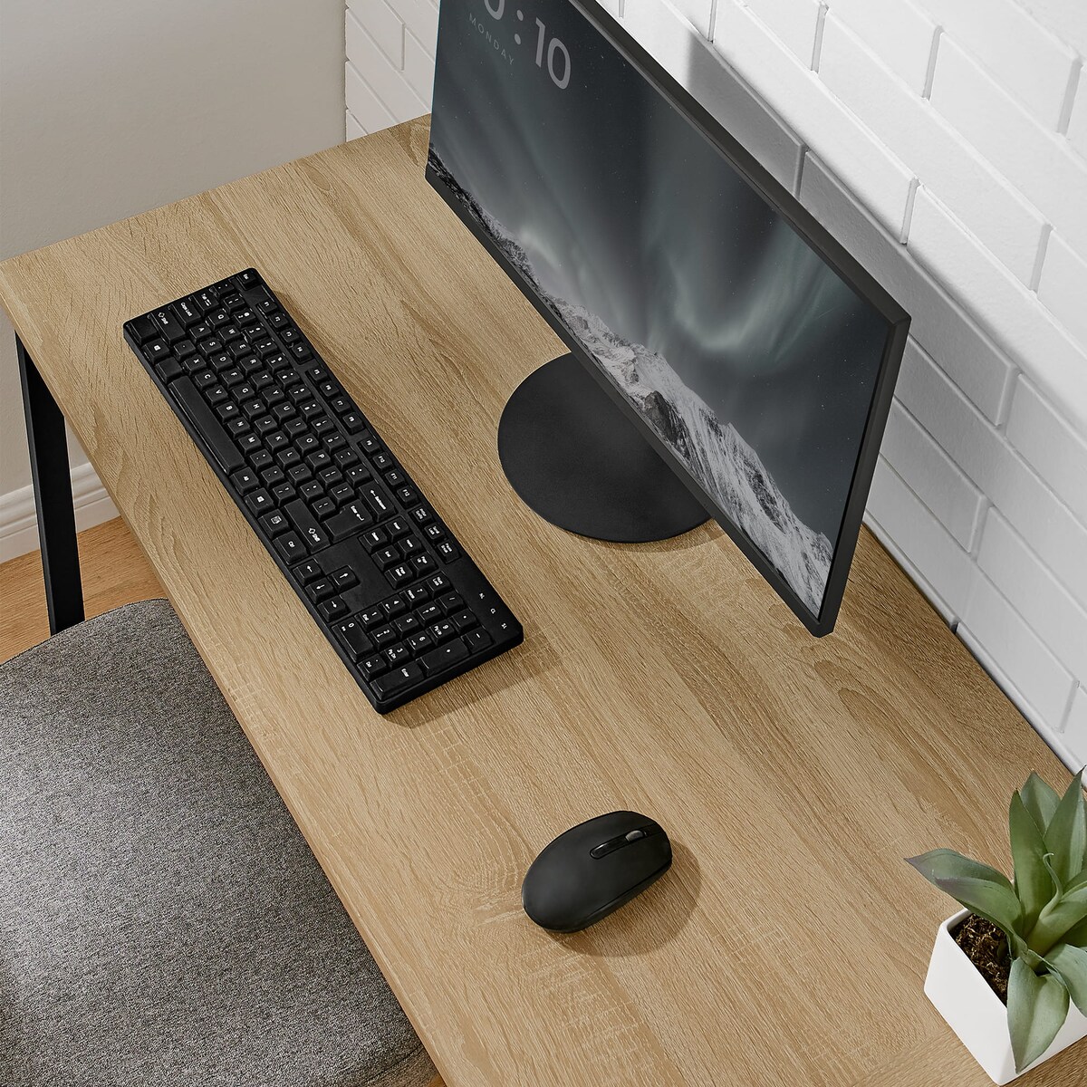 Biurko Komputerowe 149X149X76 Cm Sonoma