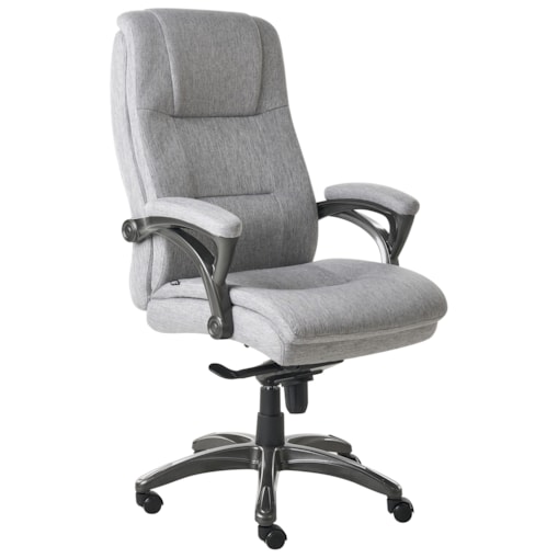 Krzesło dyrektorskie Obrotowy MAGNUS Len Szary