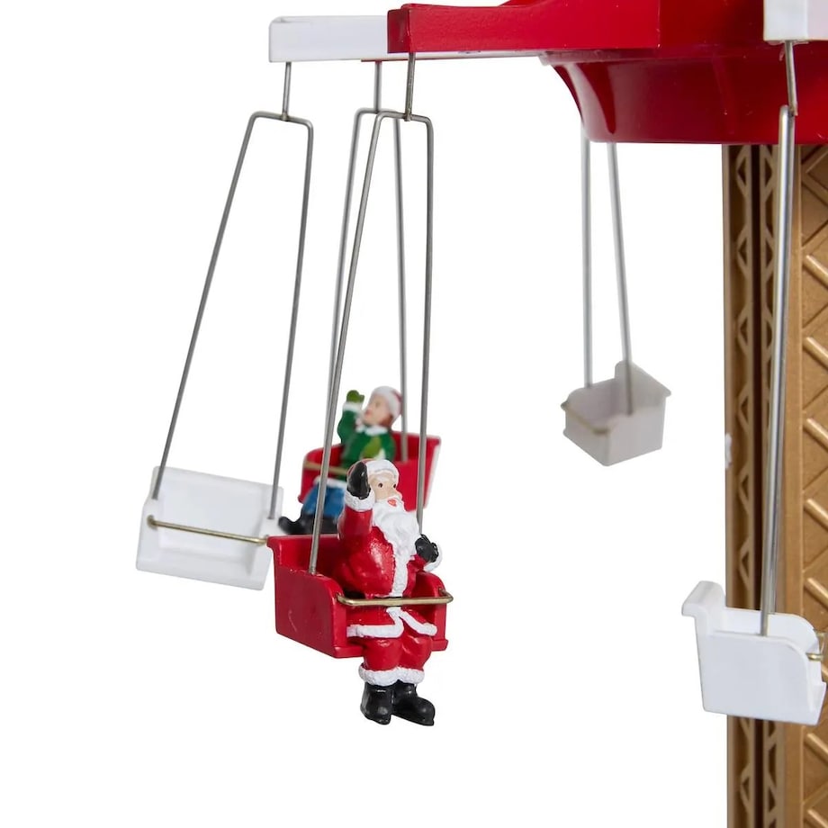 Dekoracja - grająca scenka świąteczna Karuzela 52x32x27,5 cm
