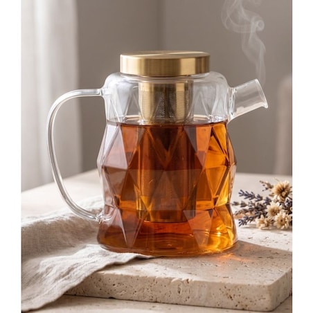 Zaparzacz do herbaty 1300 ml złoty Geo Gold 32156