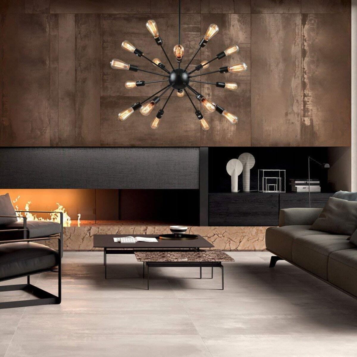 Lampa Sufitowa Wisząca App259-18C Metal Industrial