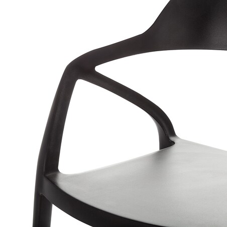 Krzesło Zing Black, 57 x 50 x 80 cm
