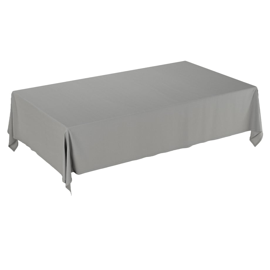 Obrus prostokątny 130 x 130 cm szary