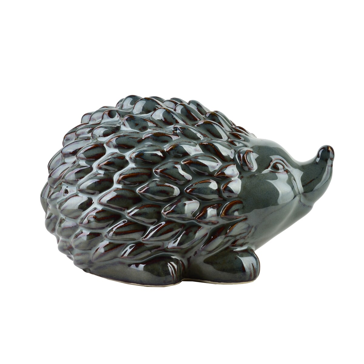 MAVE BLUE Figura jeż ceramiczny 15,5x11x9,5cm