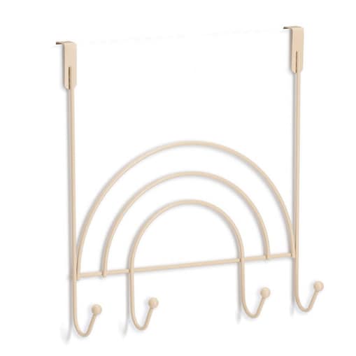 Wieszak na drzwi z haczykami, metal