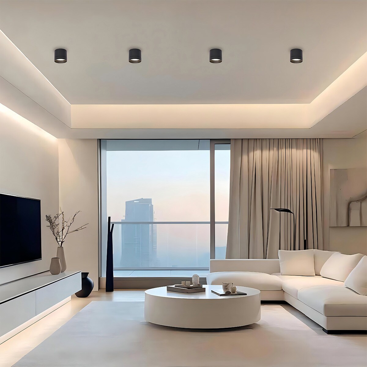 Lampa sufitowa Light Prestige Kendal czarny 1 x GX53 1 szt.