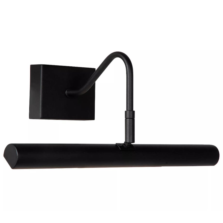 Czarna lampa ścienna Vinz kinkiet nad lustro do przedpokoju