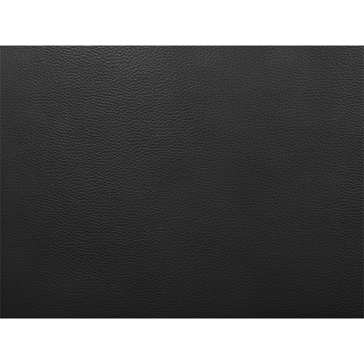 Sofa 3-osobowa ekoskóra czarna VOGAR