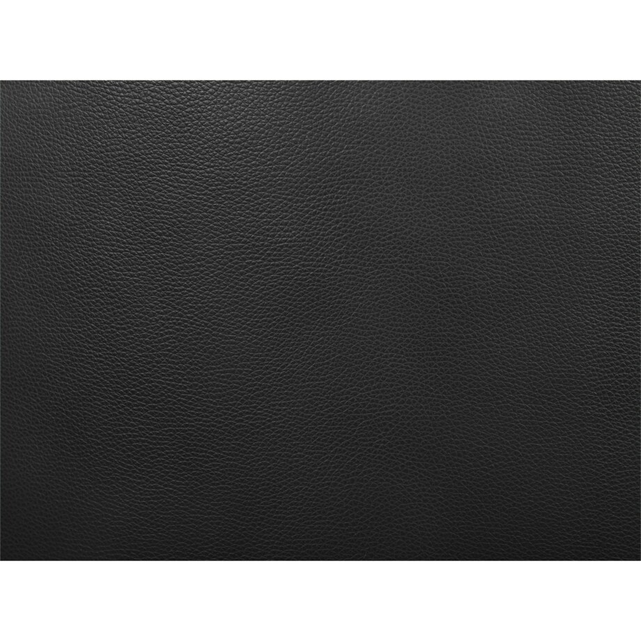 Sofa 3-osobowa ekoskóra czarna VOGAR