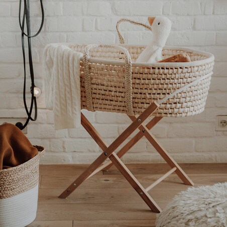 Stojak na kosz Happy Moses - Smart Stand - lakier bezbarwny