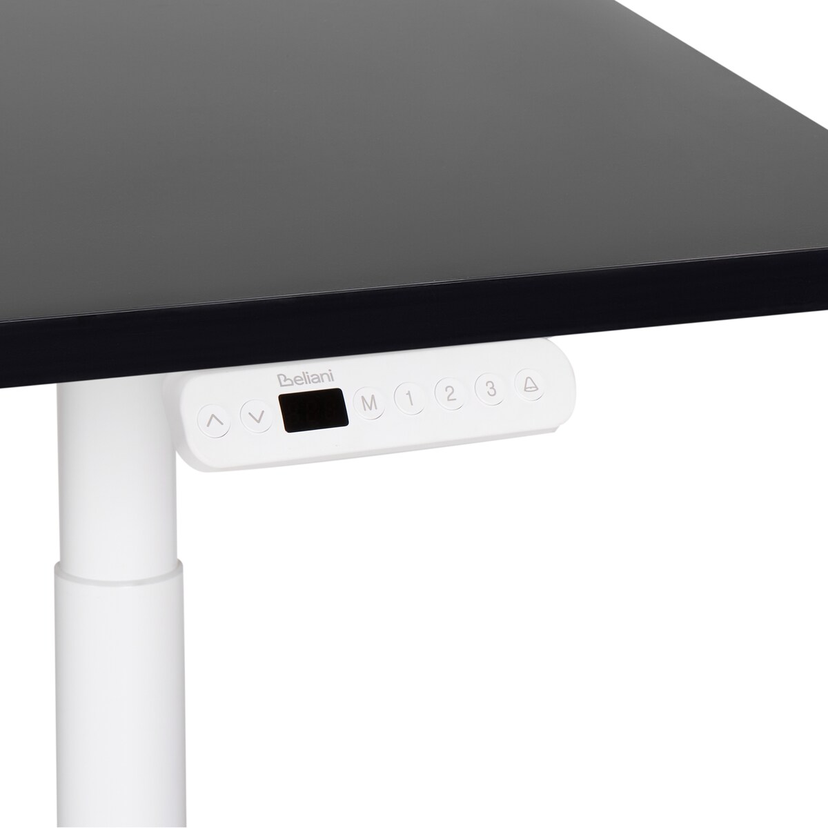 Biurko regulowane elektrycznie DESTINAS Czarny/ biały 120 cm 72 cm