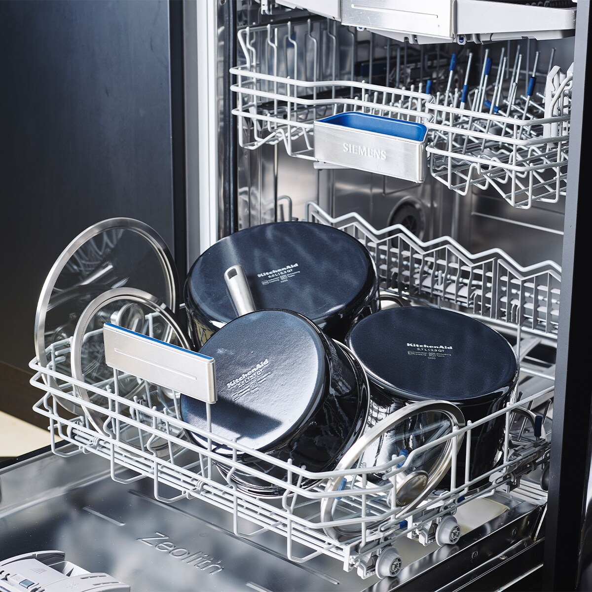 Rondel emaliowany 2,4L - czarny / KitchenAid