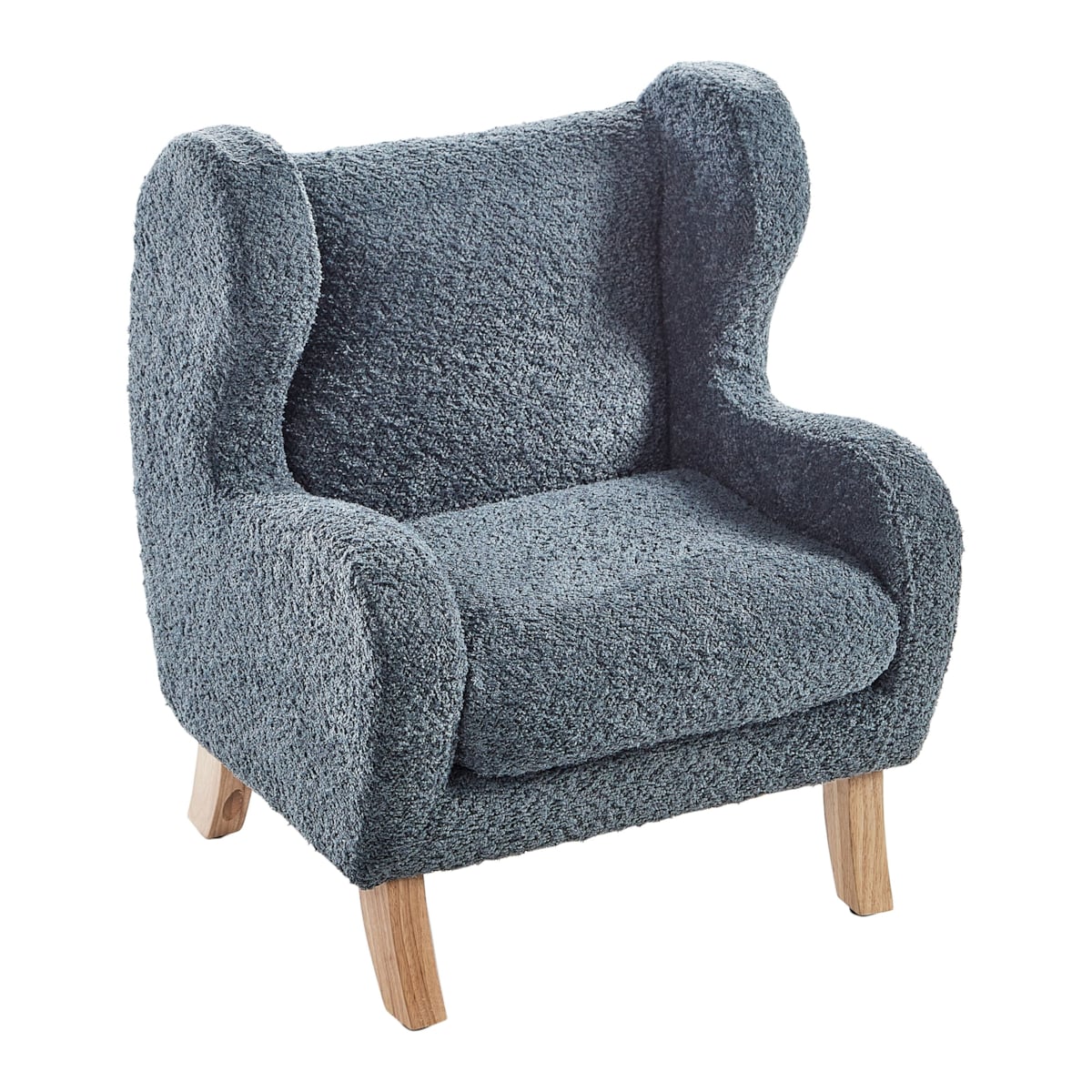 Fotel dziecięcy FARUM Boucle Ciemnoniebieski