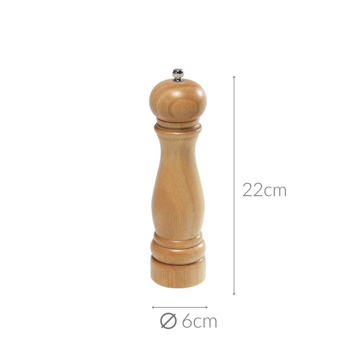 Młynek do pieprzu lub soli, z ceramicznym mechanizmem to prosty i praktyczny asortyment każdej kuchni