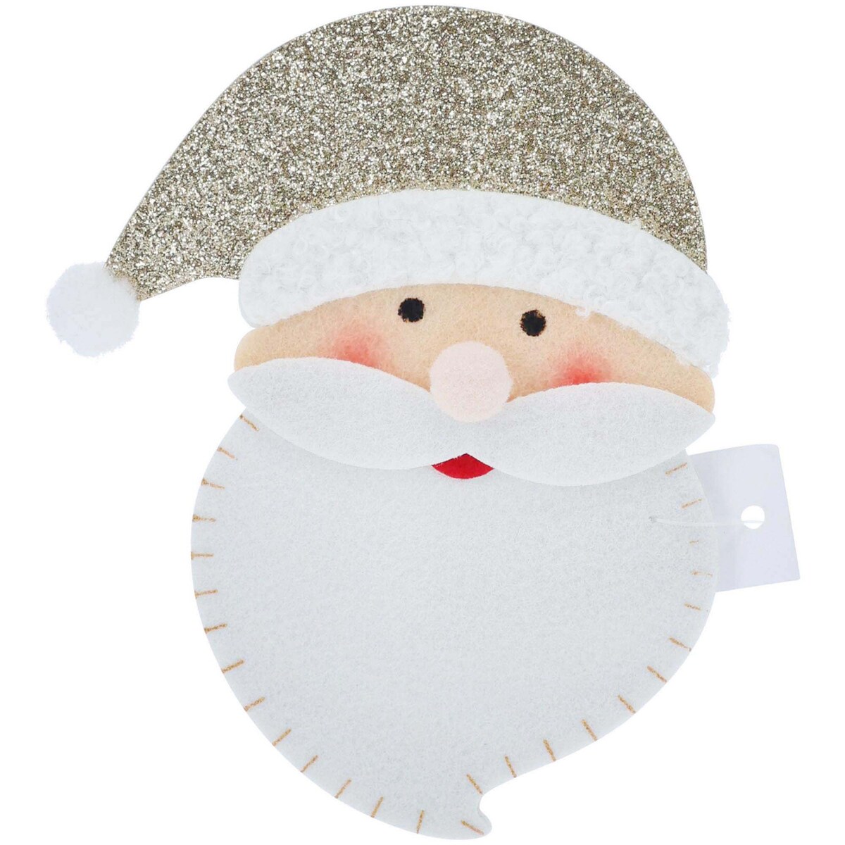 Świąteczna Kieszonka Etui Pokrowiec Na Sztućce Filc Mikołaj 11,5X15 Cm