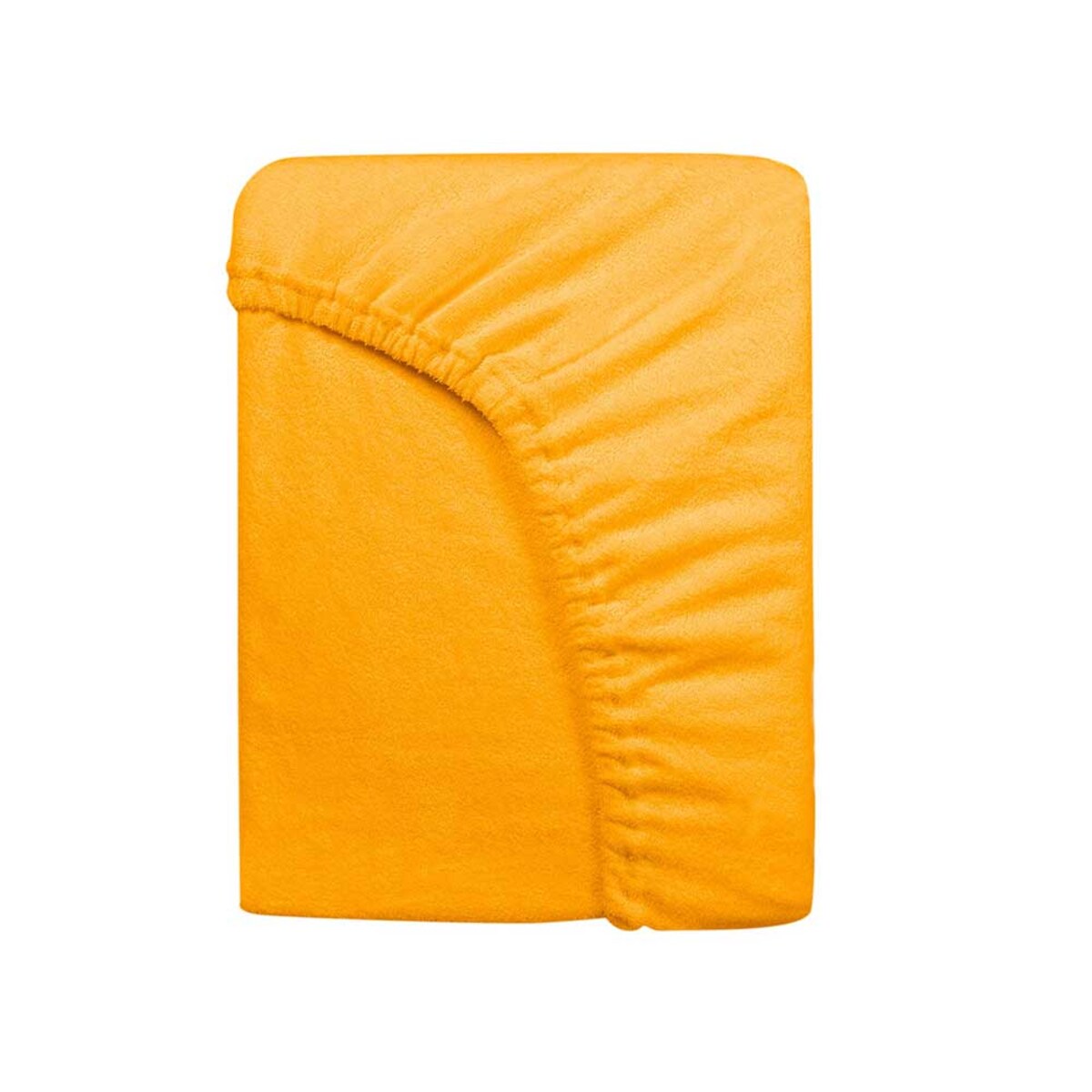 Prześcieradło frotte z gumką 40x90 kolor żółty