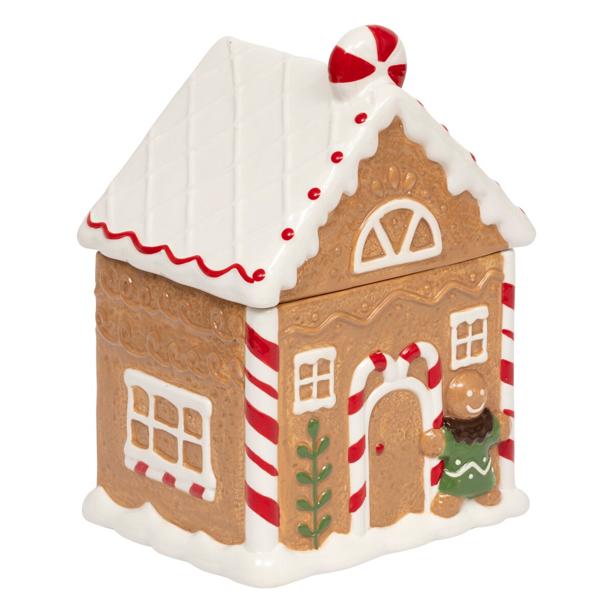 Słoik na ciastka w kształcie domku z piernika, 1,5 L
