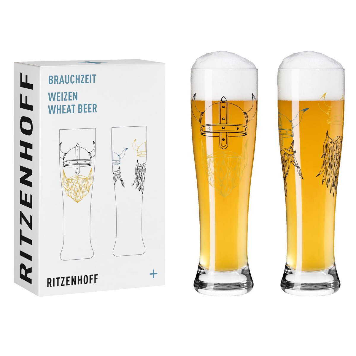 Zestaw 2 szklanek do piwa Brauchzeit, Ana Vasconcelos