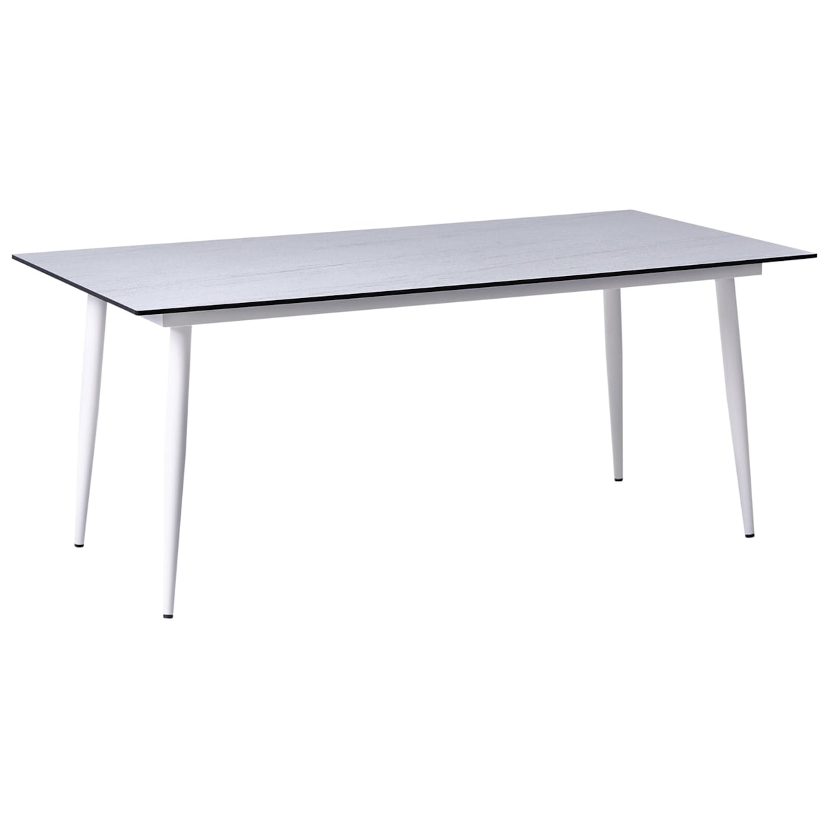 Stół ogrodowy TOLENTINO 180 cm 90 cm Imitacja kamienia Efekt trawertynu