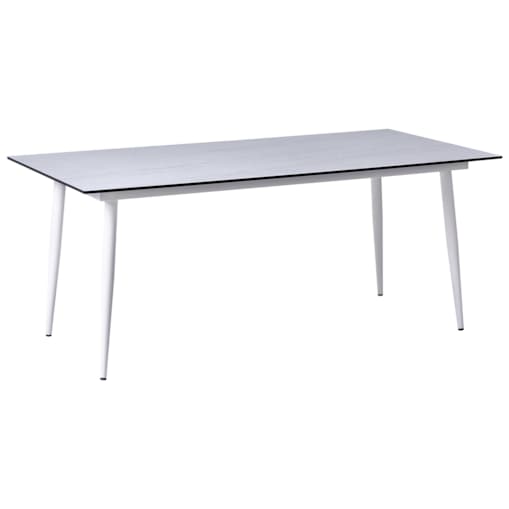 Stół ogrodowy TOLENTINO 180 cm 90 cm Imitacja kamienia Efekt trawertynu