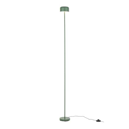 Lampa Stojąca Led Tk Lighting Noa Zielona Podłogowa Smukła Minimalizm 9W 3000K 800Lm