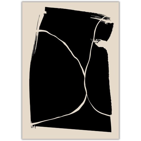 plakat black abstract 4 70x100 cm