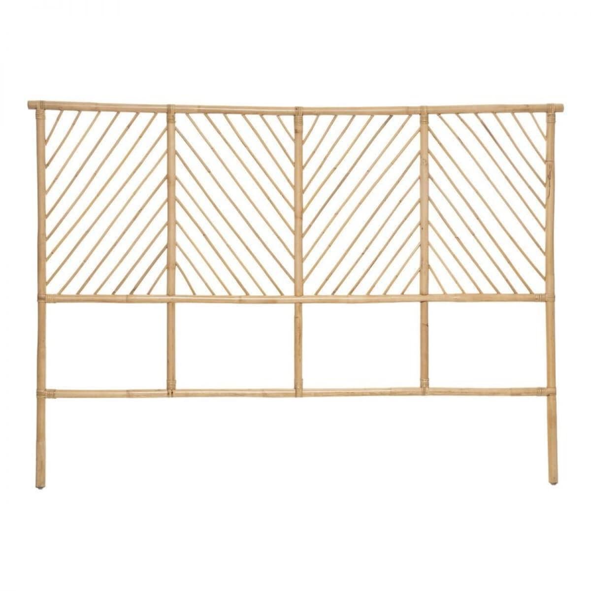 Wezgłowie zagłówek do łóżka rattan 165 cm