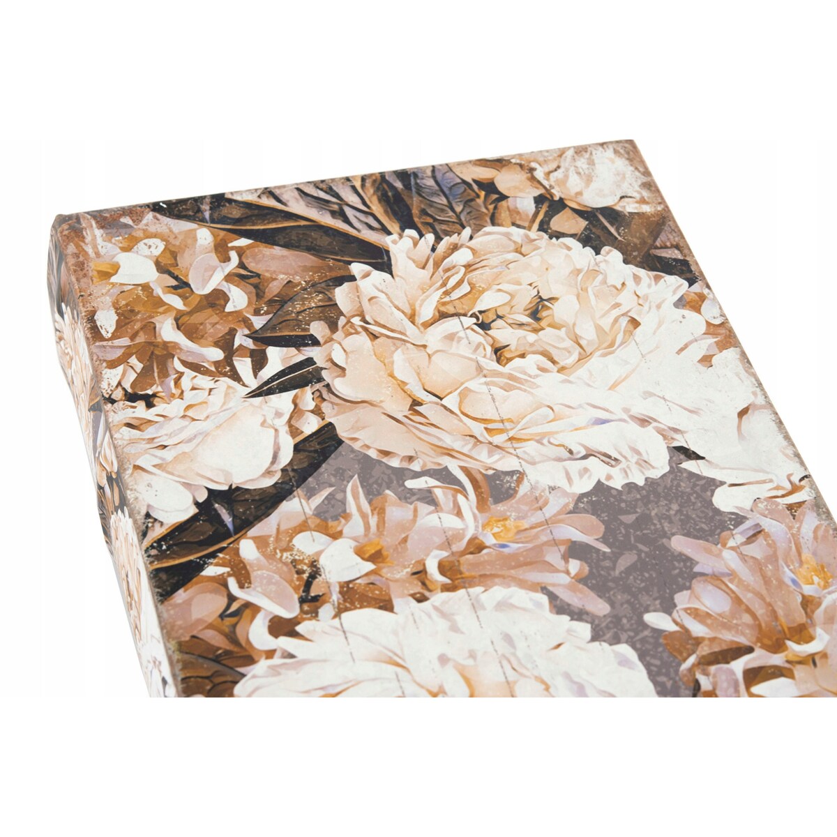 2 szt. PUDEŁKO KSIĄŻKA na drobiazgi kwiaty