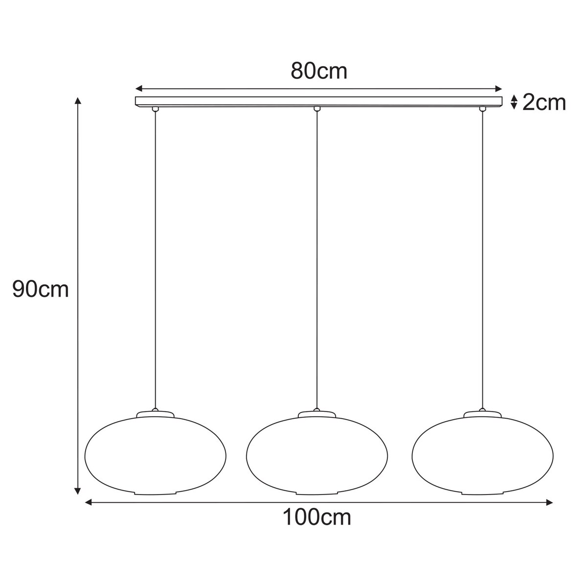 Lampa wisząca K-5675 z serii DROP