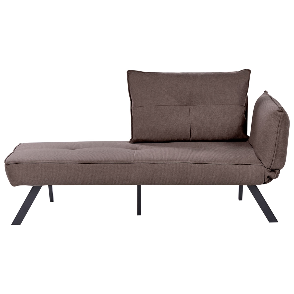 Szezlong prawostronny ROCAMADOUR Brązowy