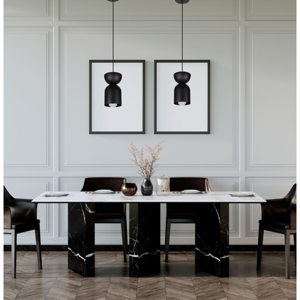 Lampa sufitowa MILLI H0605 HEXE kolor czarny