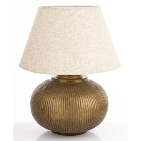 Lampa stołowa 51x40,5x40,5 cm TAVINI beżowy