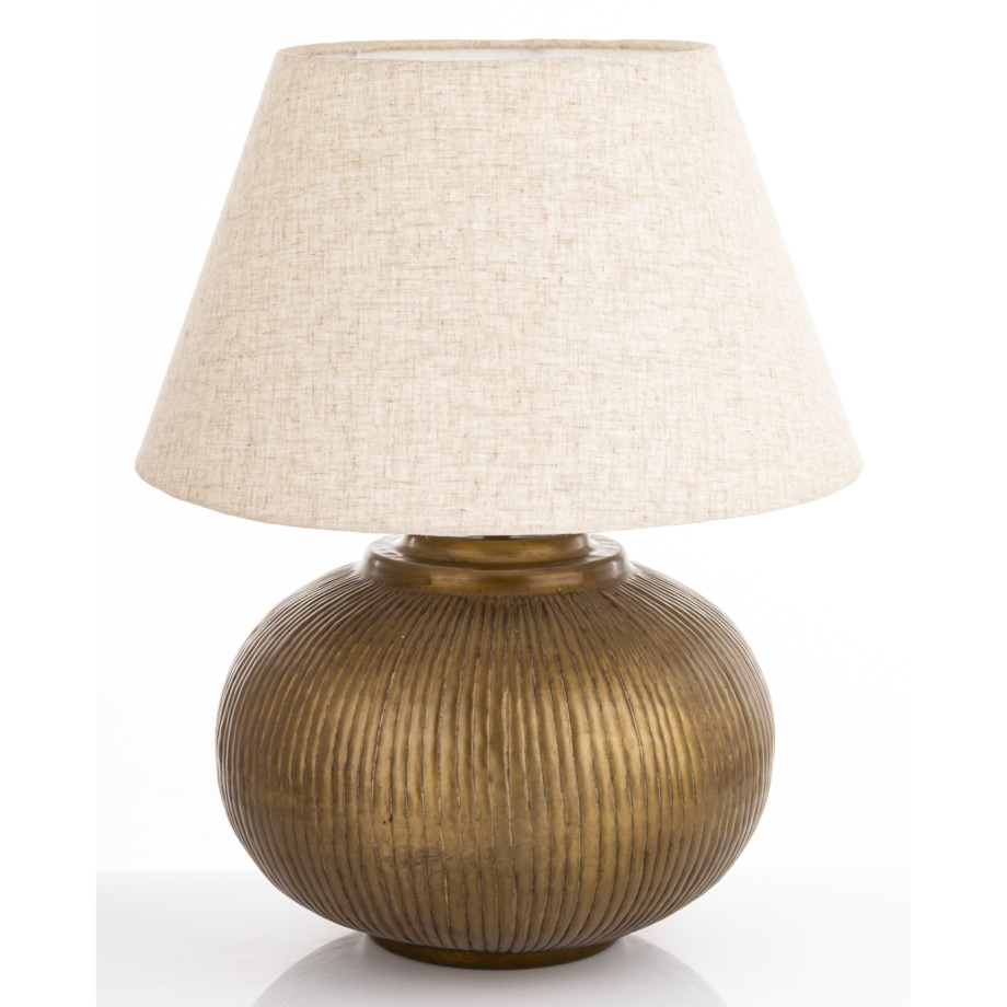 Lampa stołowa 51x40,5x40,5 cm TAVINI beżowy