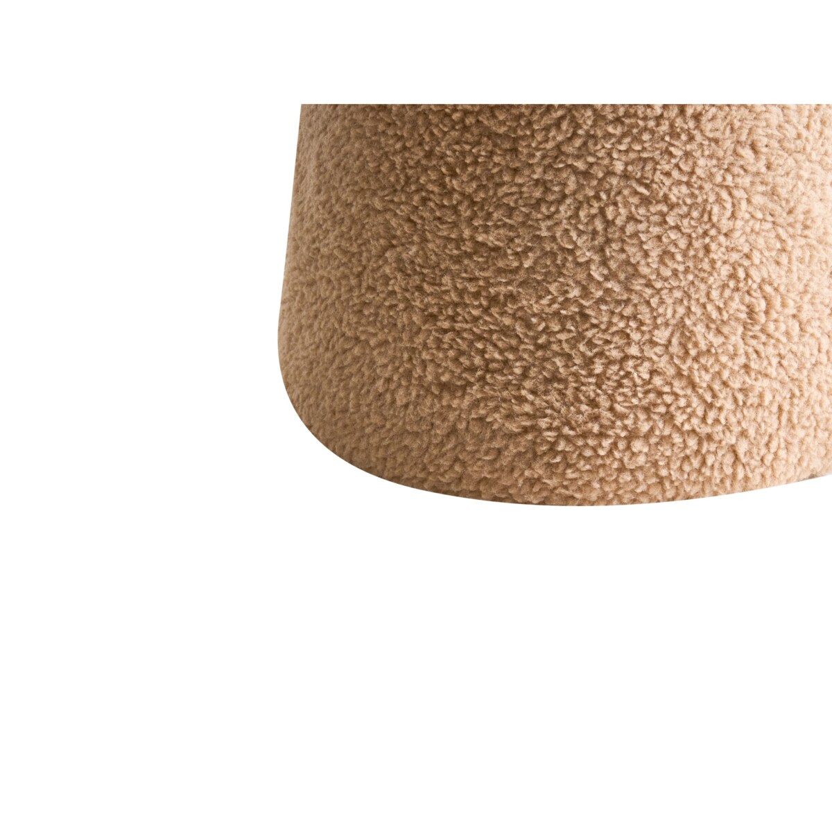 Puf TIOGA Boucle Beżowy 45 x 45 x 36 cm