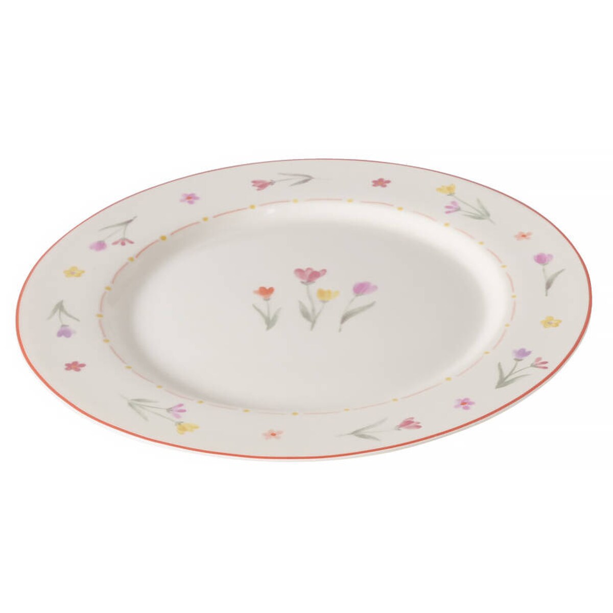 Talerz w kwiaty obiadowy BLÜMI, Ø 27 cm