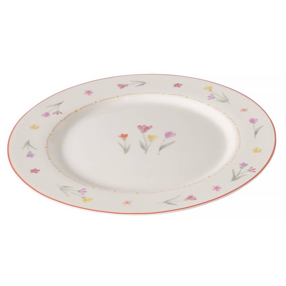 Talerz w kwiaty obiadowy BLÜMI, Ø 27 cm