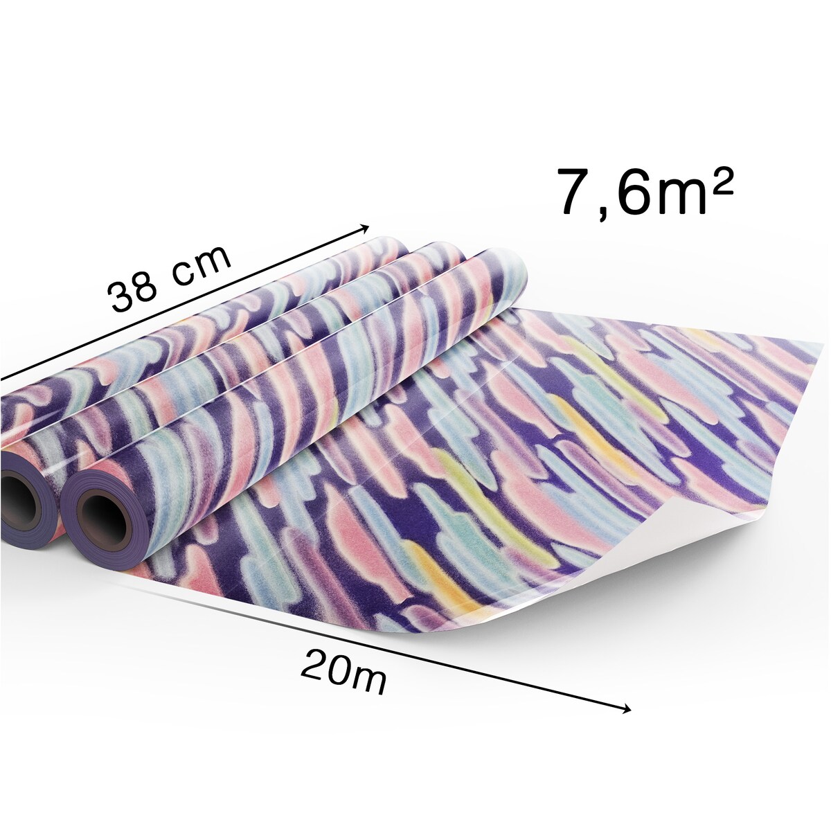 Papier do pakowania prezentów 20 METRÓW MEGAROLKA Urodzinowy Do Paczek Ozdobny