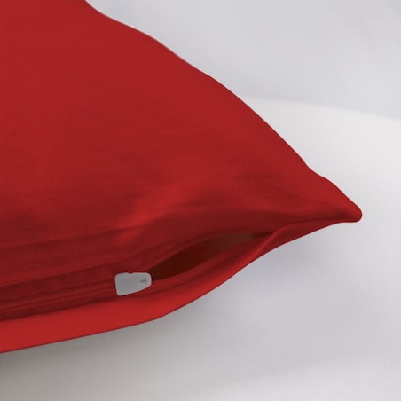 Pościel satyna bawełniana 140x200 kolor czerwony