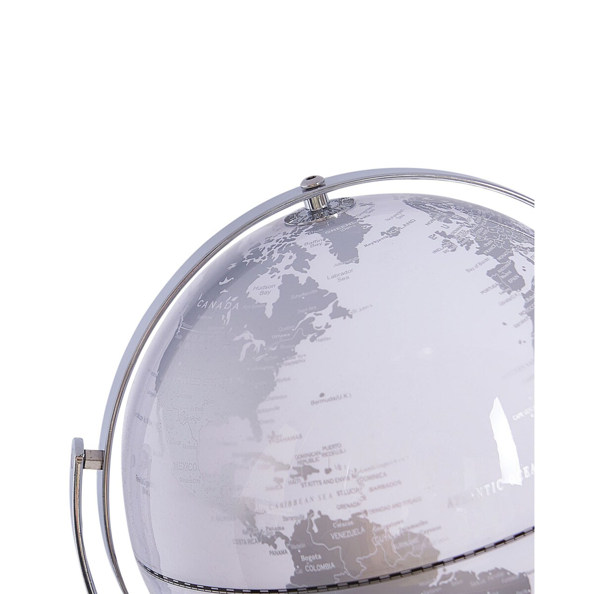 Globus 29 cm srebrny DRAKE