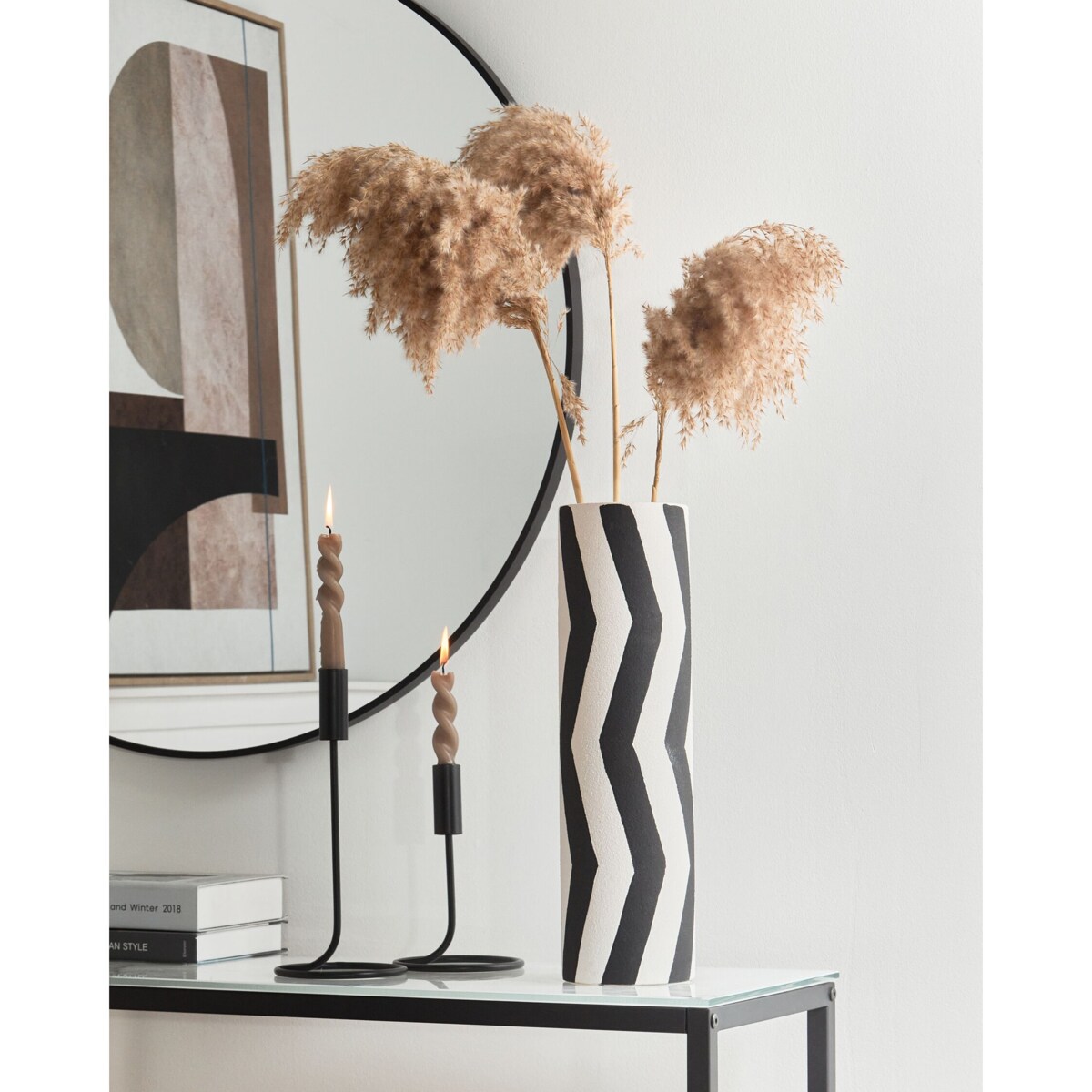 Kamionka Wazon na kwiaty 40 cm Czarny GOBY