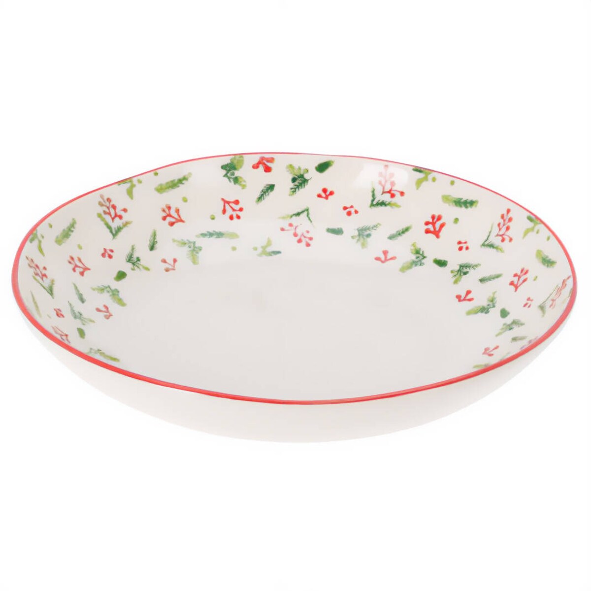 Świąteczna miska z kamionki, Ø 30 cm