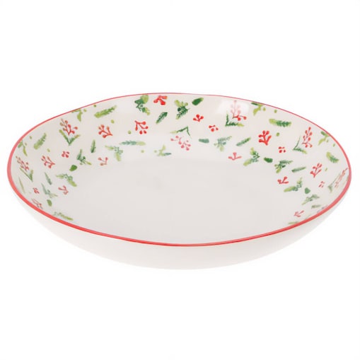 Świąteczna miska z kamionki, Ø 30 cm