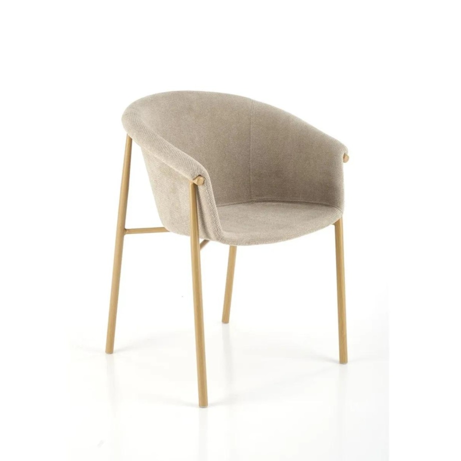 Krzesło tapicerowane K489 beżowe